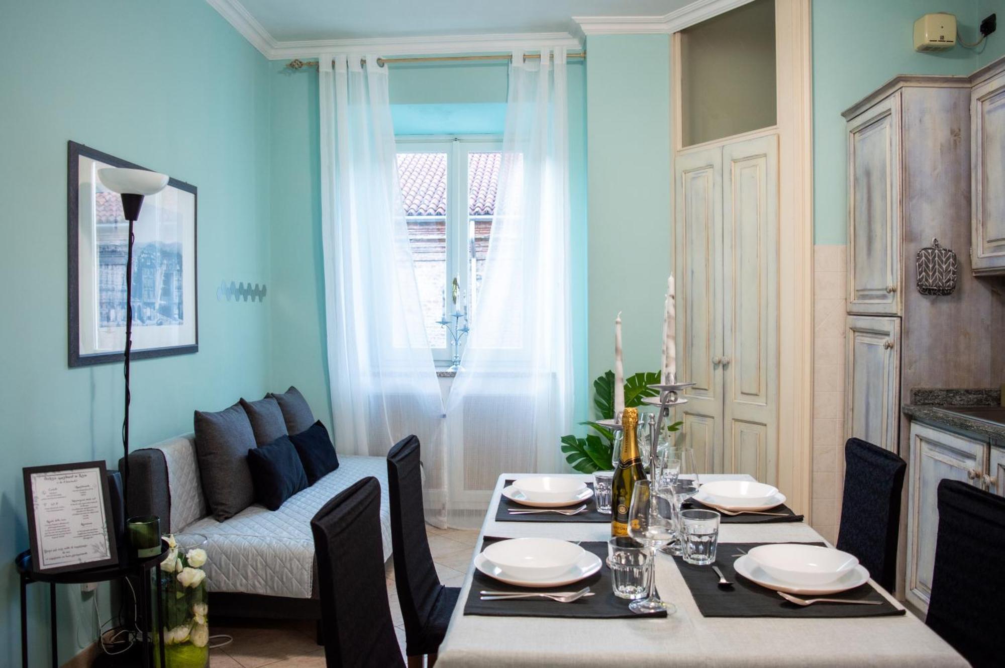 H7 Attico Blu Quadrilatero Romano Pochi Passi Dal Museo Egizio Apartment Turin Exterior photo